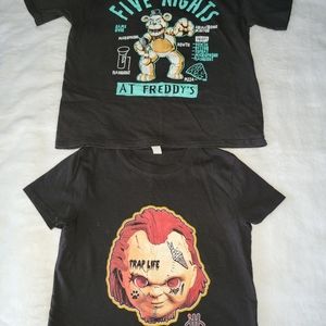 4 Boys character shirts